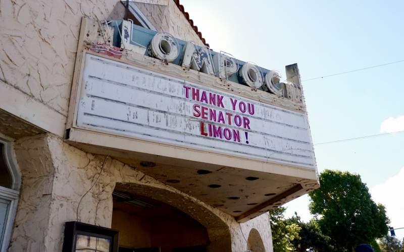 Marquee of the Lompoc Theatre